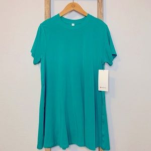 Lululemon All Yours T-Shirt Dress Maldives Green/Teal 2